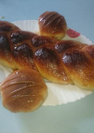 صورة لوصفة بريوش الضفيرة بالشوكولا
