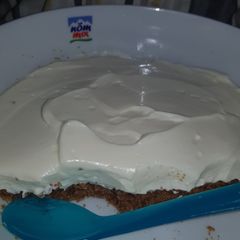 A picture of Speculoos no bake cheese cake.