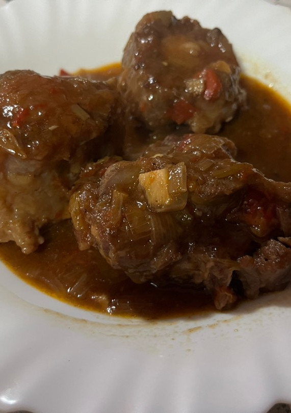 Una foto de Rabo de toro al vino tinto