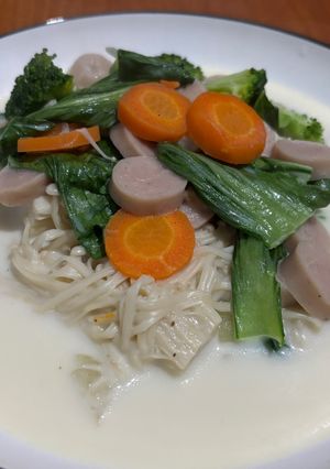 Foto resep Enoki Kuah Creamy
