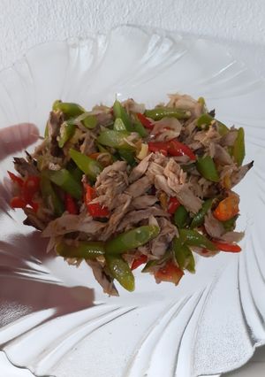 Foto resep Tongkol Suwir Buncis