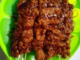 Sate kikil bumbu kacang