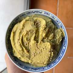 Una foto de Hummus de guisantes