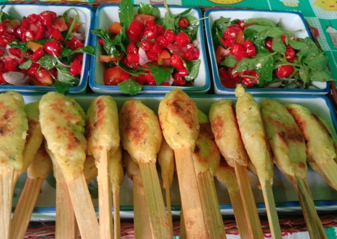  Resep enak bikin Sate Lilit Sambal Dabu Dabu Bahagia❣️  lezat