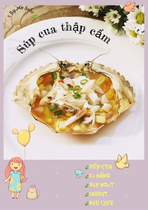 Hình của món Súp cua thập cẩm.