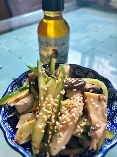 涼拌小黃瓜黑美人菇（素食ok） 的食譜成品照片