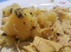 Foto di Insalata di pollo, riciclo pollo arrosto