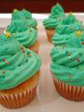 Cupcakes arbolitos de Navidad 🎄