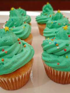 Una foto de Cupcakes arbolitos de Navidad 🎄