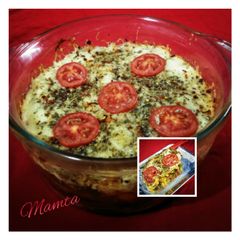 A picture of Vegetable Bread lasagna.