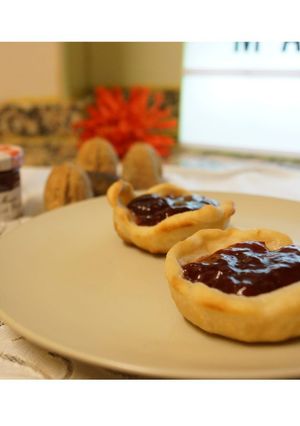 Una foto de Cheesescake cestas sin gluten