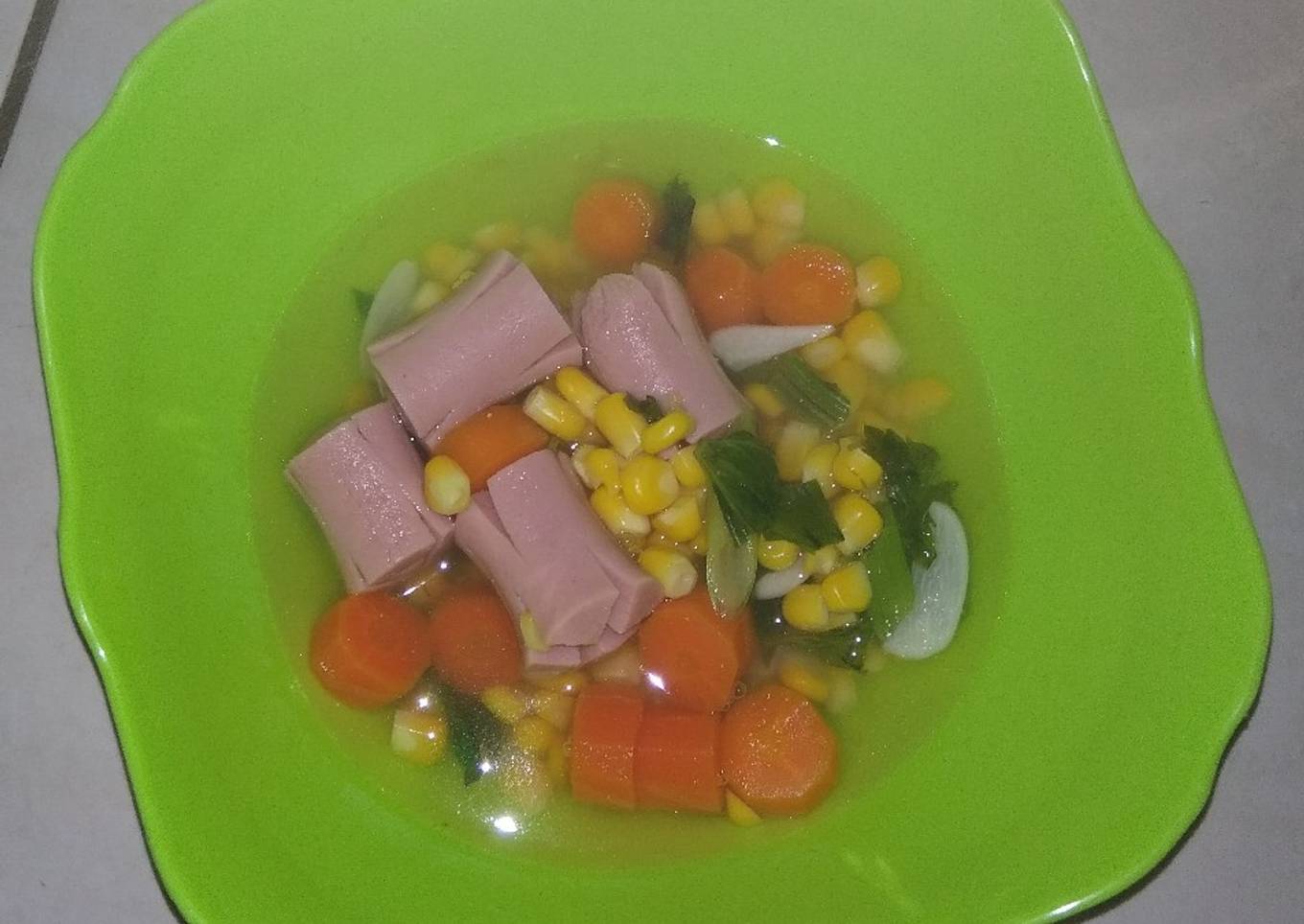 Sop Sosis Sayur