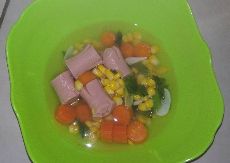 Resep Sop Sosis Sayur Anti Gagal