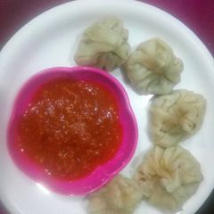 Veg momos A picture of Veg momos.