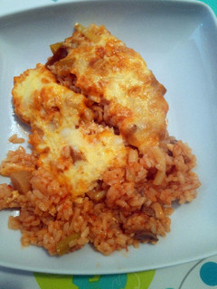 Una foto de Arroz meloso con costra