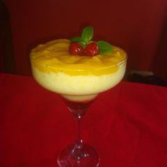 A picture of Mango phirni.