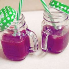 A picture of Purple Citrus Punch (black grapes juice/mocktail).