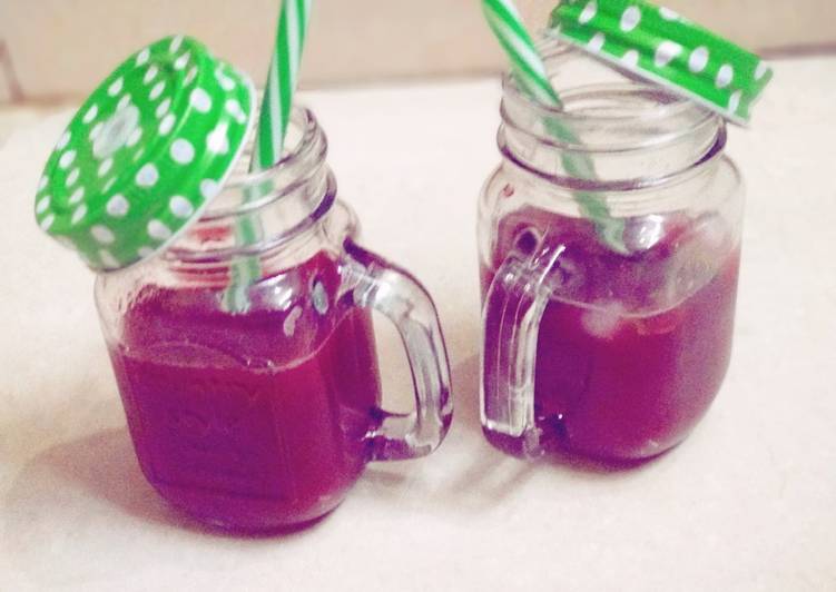 Simple Way to Prepare Favorite Purple Citrus Punch (black grapes juice/mocktail)