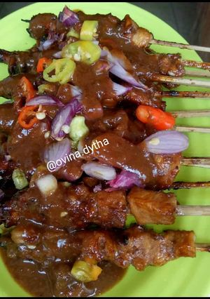 Foto resep Sate Ayam Madura Bumbu kacang Mom Vee
