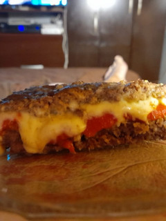 Una foto de Pan de carne relleno