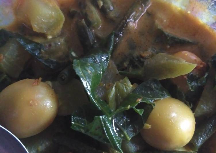Cara Menyiapkan Lodeh labu kacang panjang dan puyuh Anti Gagal