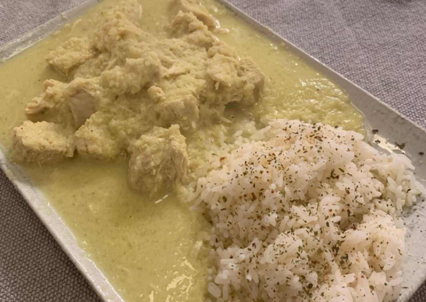 Pollo al curry en chefbot
