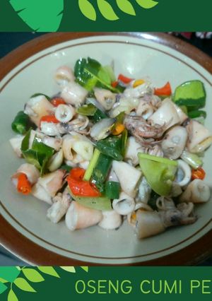Foto resep Oseng Cumi Asin Pedas