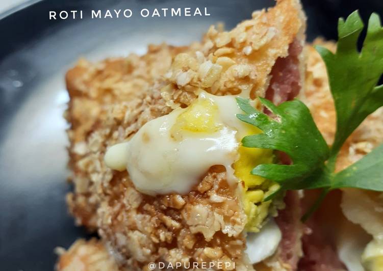 Roti Mayo Oatmeal 🍞