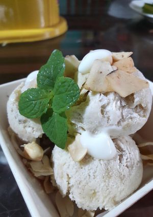 Hình của món Kem chuối.