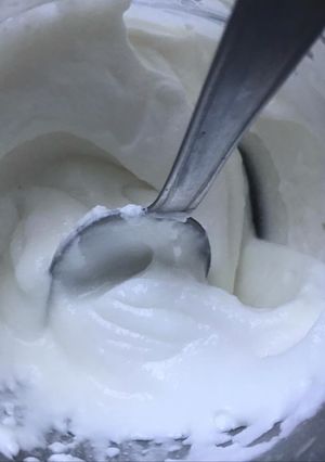 Una foto de Mayonesa sin huevo. Casera