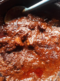 Una foto de Salsa seca de carne de puerco