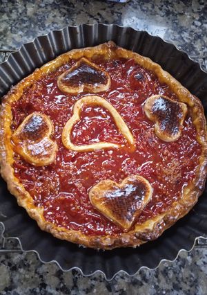 Una foto de Tarta flash, algo dulce para este día del amor y la amistad
