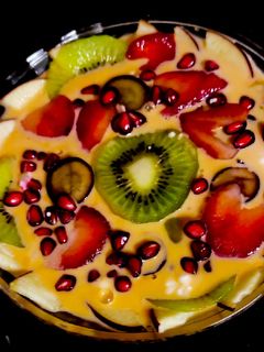 সাবু ফল কাস্টার্ড(sabu fruits custard recipe in Bengali) রেসিপির প্রধান ছবি