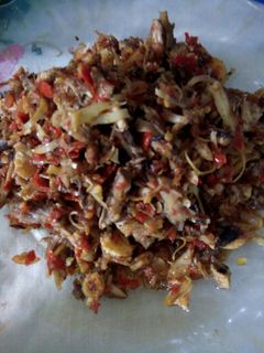 Foto resep Tumis pedas tongkol suwir kecombrang
