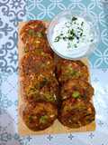 Kolokithokeftedes (Zucchini Fritters)