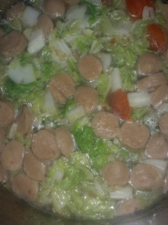 Foto resep Sayur bening sawi bakso