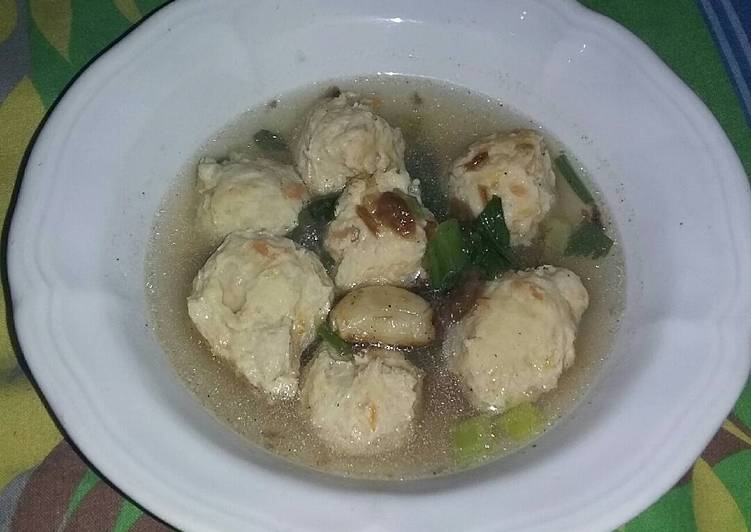 Bakso ayam wortel menu anak