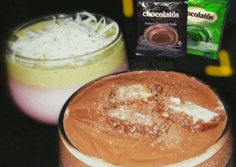 Resep Dalgona choco dan matcha Chocolatos Anti gagal☕ yang Menggugah Selera