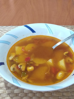 Una foto de Sopa de verduras