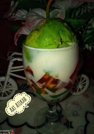 Foto resep Es jelly alpukat low Sugar