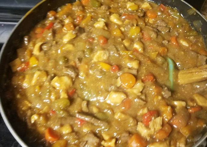 Recipe of Homemade Easy Chicken and Steak Stir Fry