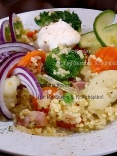 Zöldséges kölesrizottó Zsanette módra recept fotója