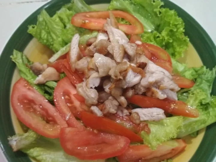 Cara Simple Membikin Resep  Simple salad yang Bisa Manjain Lidah, Lezat Sekali