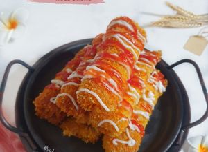 Foto resep Sosis Cheese Roll Bread
