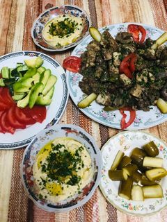 صورة لوصفة صدر دجاج وقلوب الدجاج والكبده