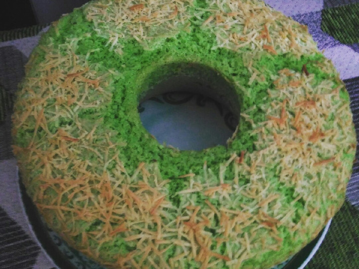 Bagaimana Menyiapkan Bolu pandan keju Anti Gagal