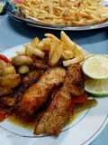 سمك فيليه بالفطر