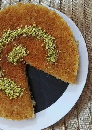 صورة لوصفة عيش السرايا (الكنافة الكذابة)