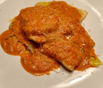Best Recipe Goat Cheese Pancetta Ravioli with a Spicy Citrus Sauce Delicious