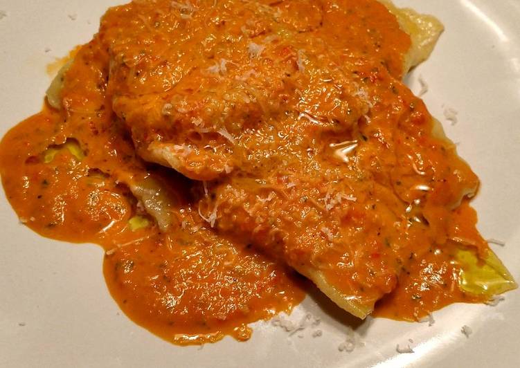 Step-by-Step Guide to Make Super Quick Homemade Goat Cheese Pancetta Ravioli with a Spicy Citrus Sauce